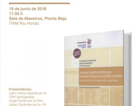 Presentación del libro "Transacciones Petroleras Internacionales en América Latina" Presentación del libro "Transacciones Petroleras Internacionales en América Latina"