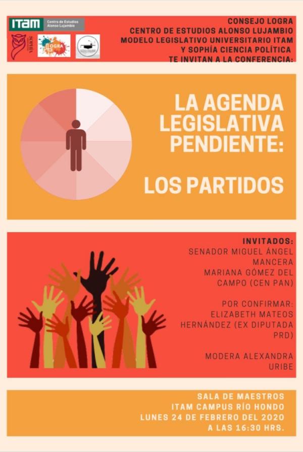 La agenda legislativa pendiente en el Senado: Los partidos políticos