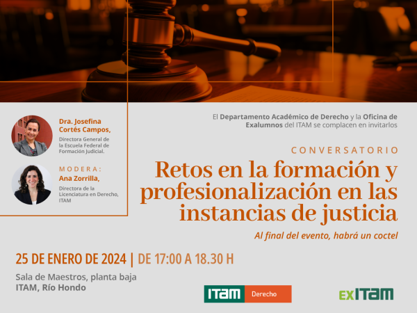 Retos en la formación y profesionalización en las instancias de justicia
