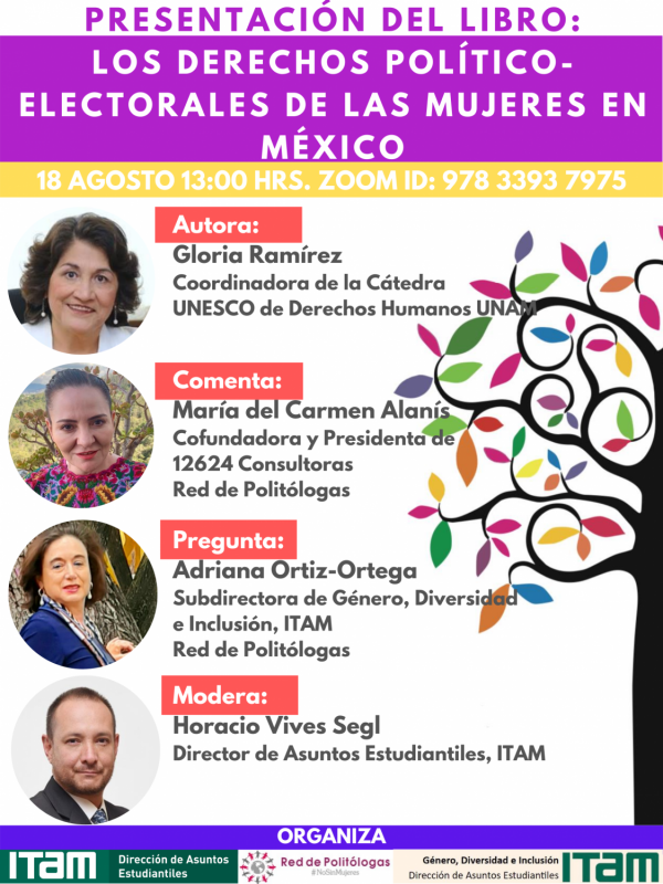 Póster Los Derechos Político-Electorales de las Mujeres