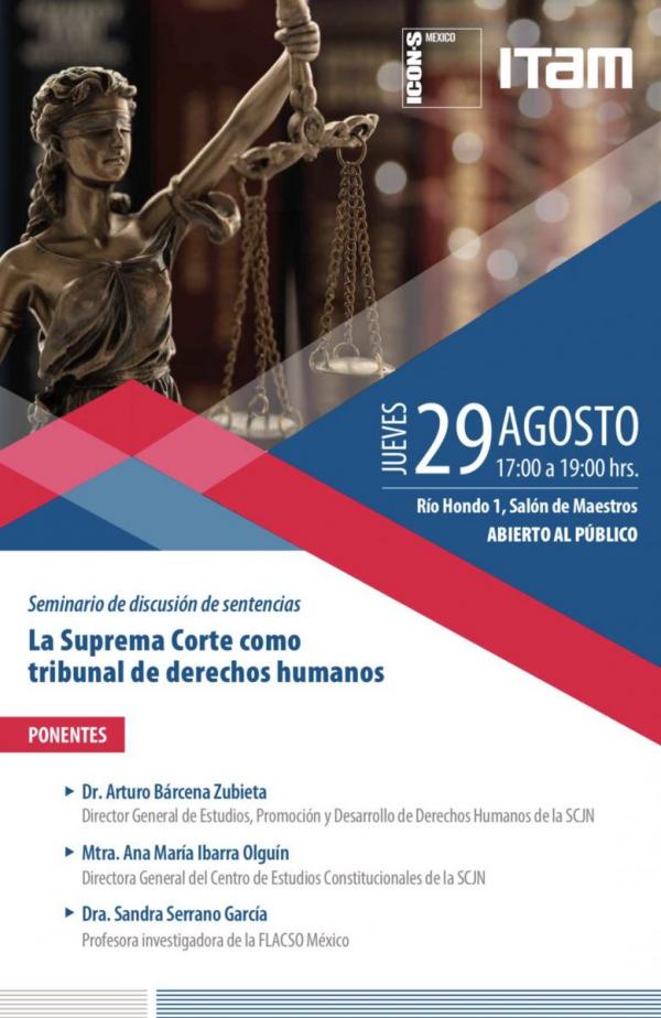 Seminario de discusión de sentencias La Suprema Corte como tribunal de derechos humanos